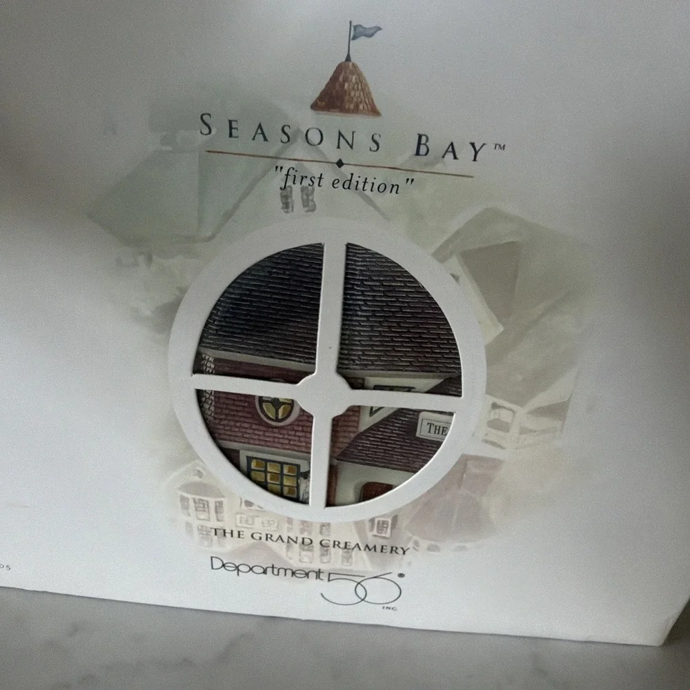Department 56 Seasons Bay THE GRAND CREAMERY First‎ Edition In Box #53305 1998
